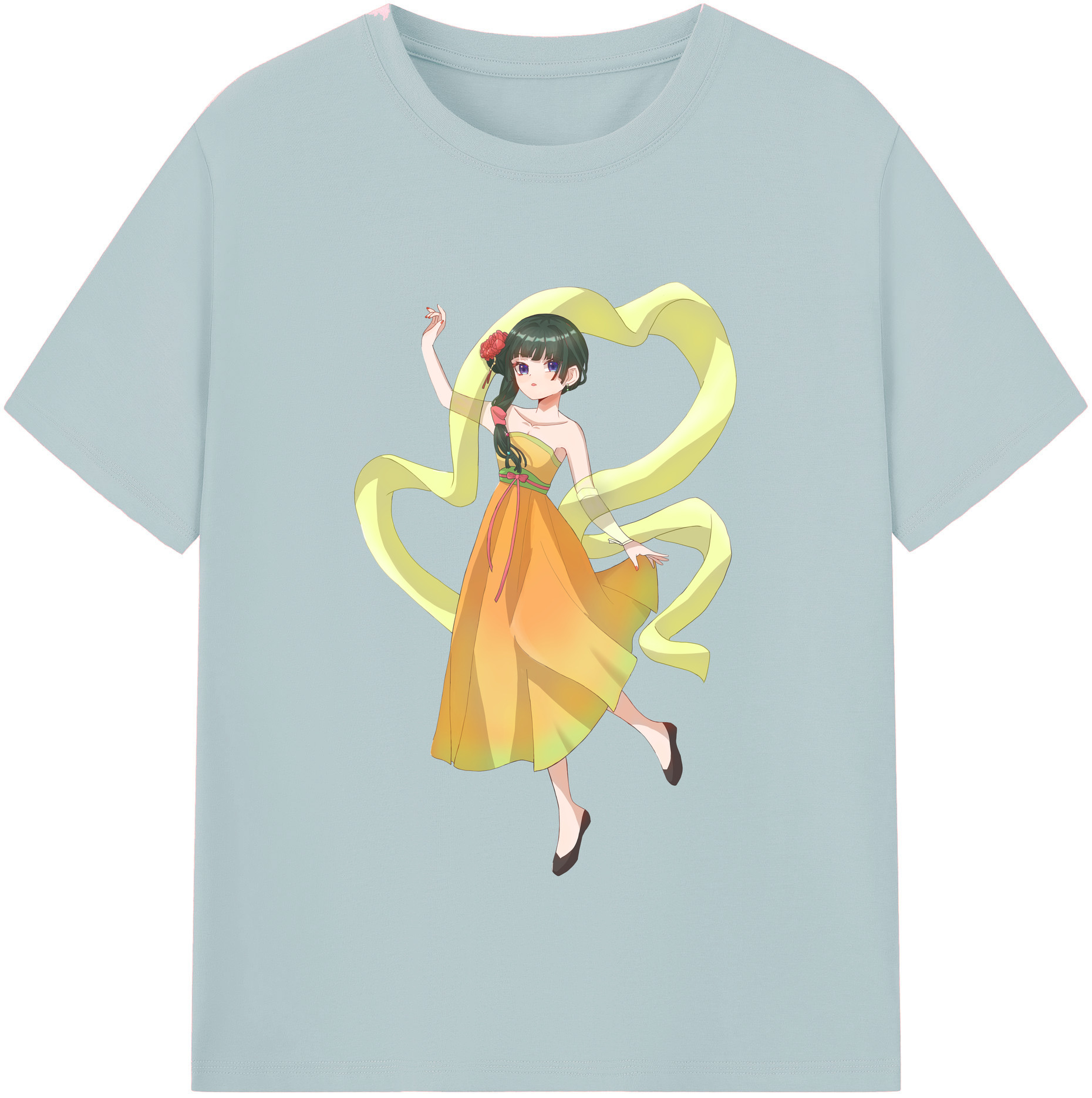（画像用） 薬屋のひとりごと The Apothecary Diaries 綿100％半袖Tシャツ（フロントプリント）